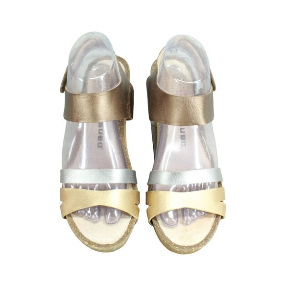 Tsubo Nilanti Women’s Multicolor Leather Wedge Sandals Size 9.5 - Picture 4 of 10